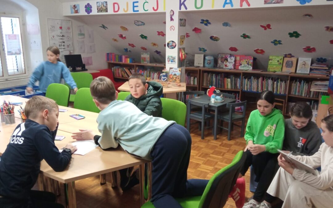 Posjet knjižnici- 4. razred