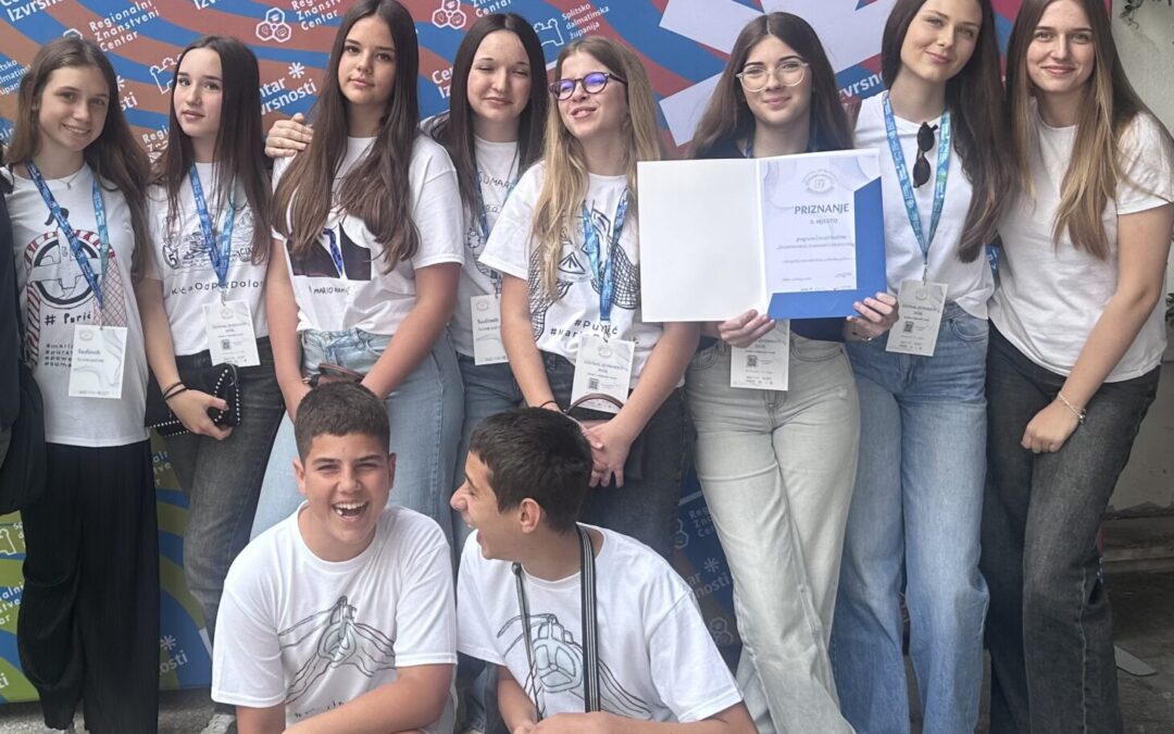 Veliki uspjeh naših učenika na Festivalu izvrsnosti!